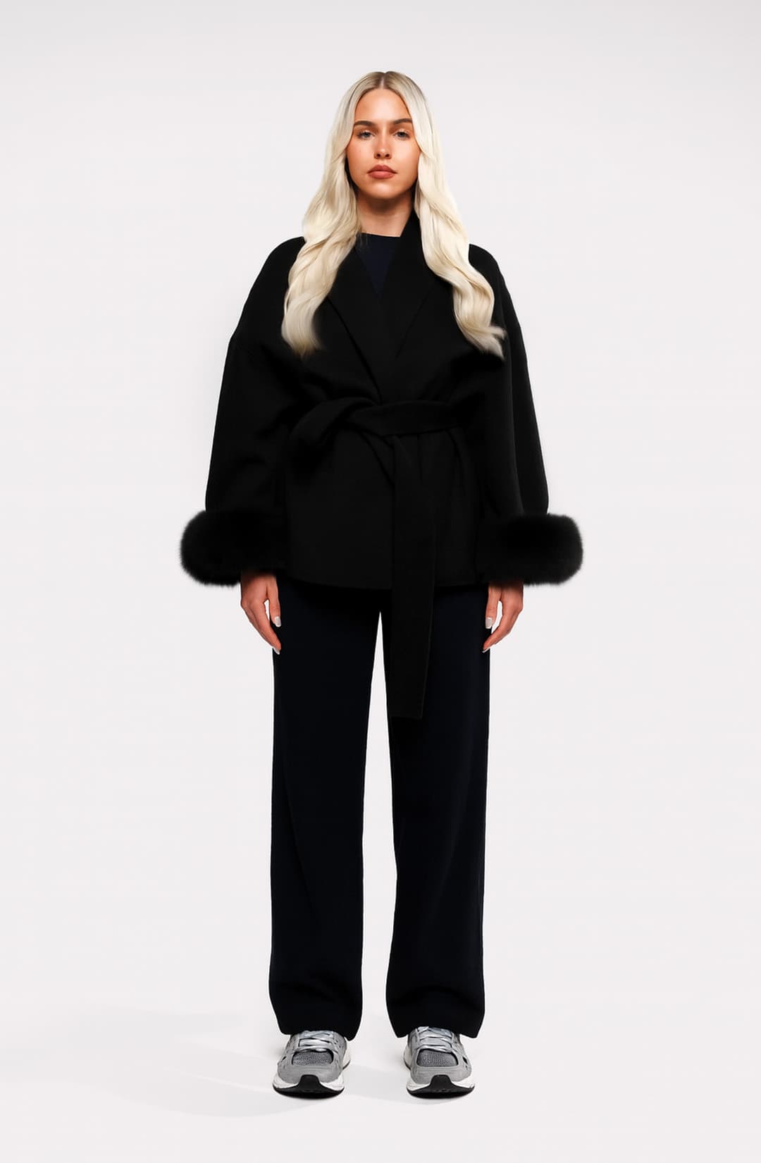 Verona Wool Coat Black
